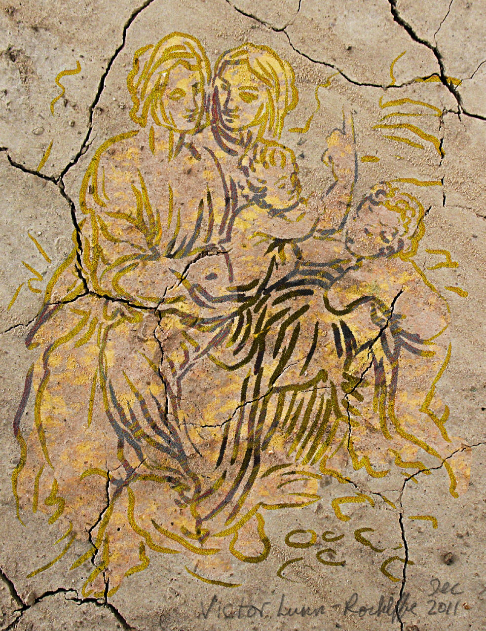 After Leonardo’s cartoon of Virgin and Child, digital media After Leonardo’s cartoon of Virgin and Child, digital media