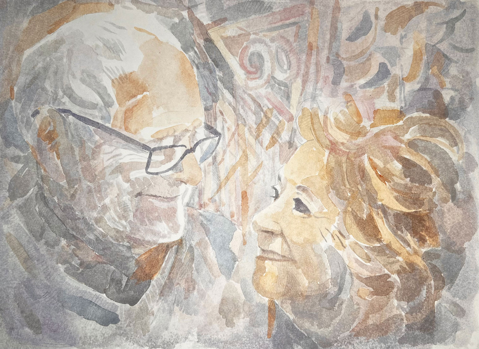 Together, watercolour Together, watercolour