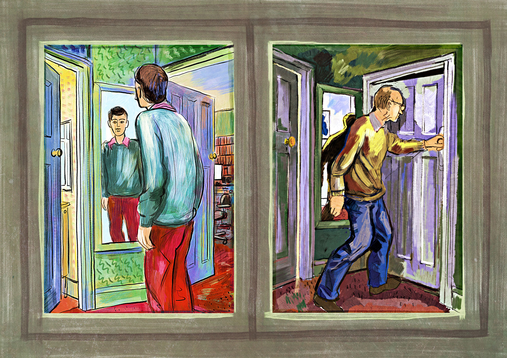 Two Doors, digital media, A4, 2013 Two Doors, digital media, A4, 2013
