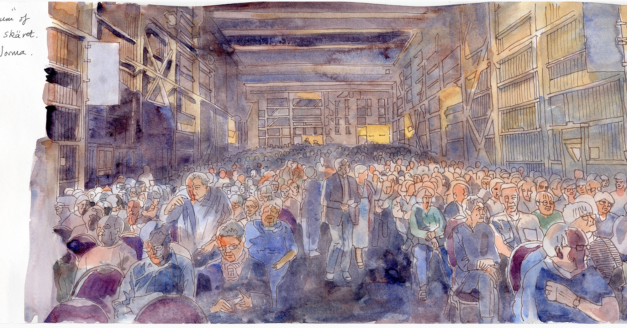 Audience in the Sawmill Audience in the Sawmill