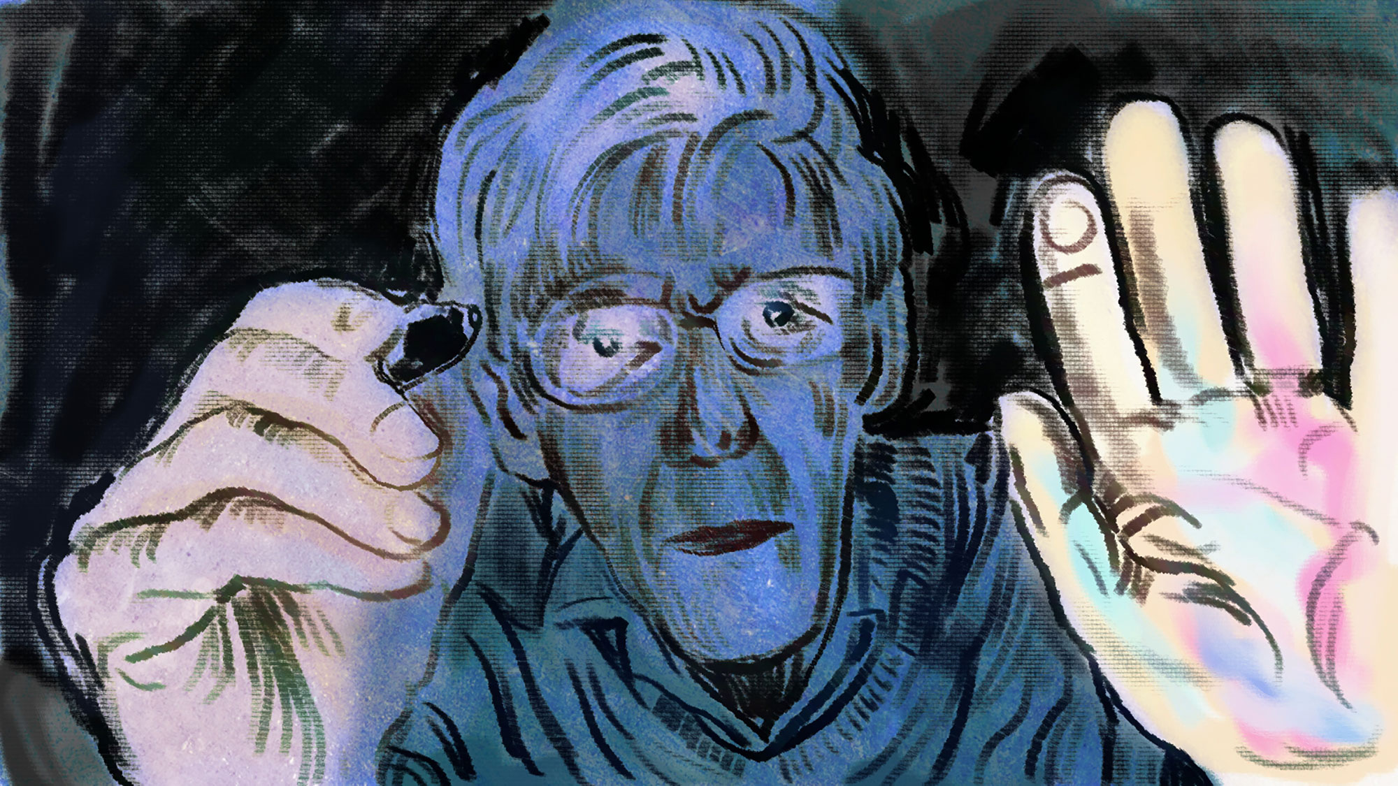 What the Cintiq Saw, Self portrait, A4, Digital Media What the Cintiq Saw, Self portrait, A4, Digital Media